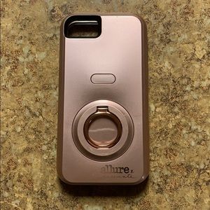Pink Allure selfie light casemate phone case
